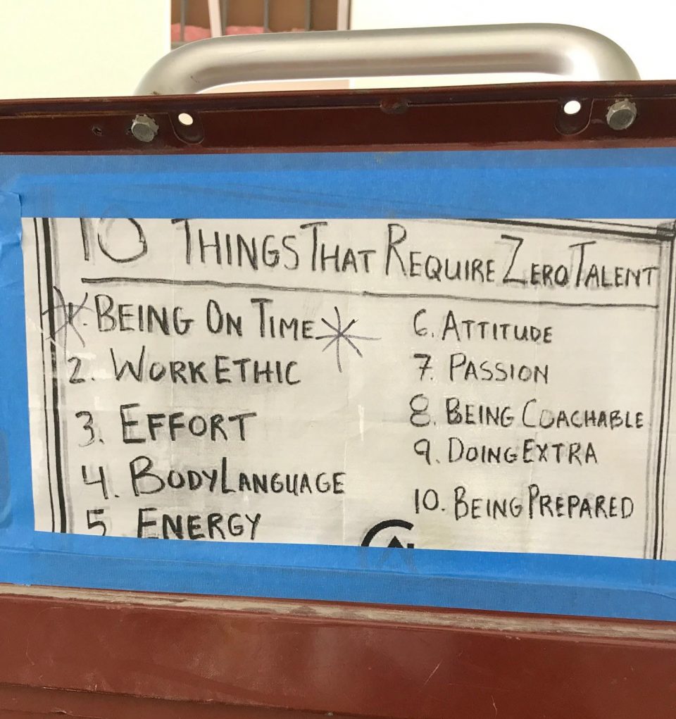 Ten Things that Require Zero Talent