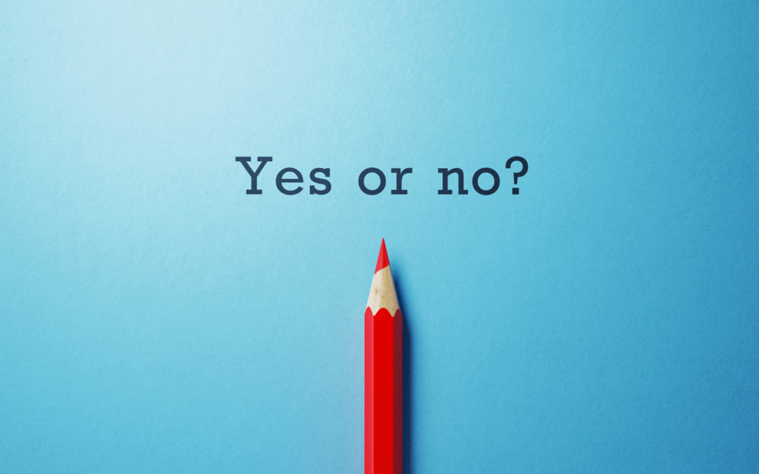 Saying Yes Also Means Saying No